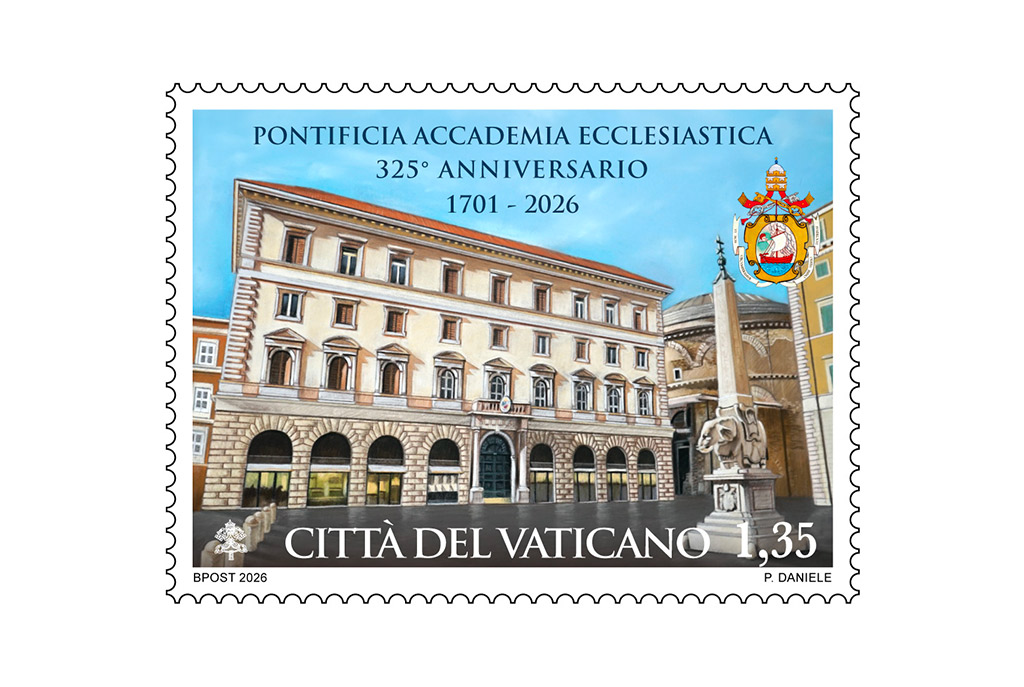 Emissioni del 25 aprile del Servizio Poste e Filatelia del Governatorato 