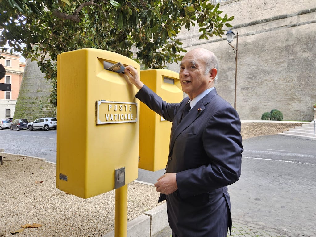 Una delegazione giapponese in visita alle Poste Vaticane