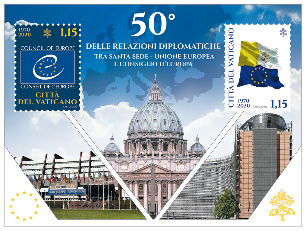 50° ANNIVERSARIO DELLE RELAZIONI DIPLOMATICHE TRA LA SANTA SEDE, L’UNIONE EUROPEA E IL CONSIGLIO D’EUROPA