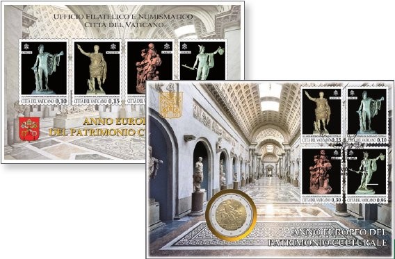 BUSTA FILATELICO-NUMISMATICA