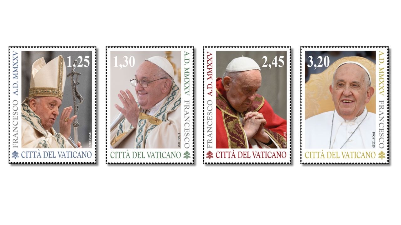 Francobolli celebrativi del Pontificato di Papa Francesco MMXXV