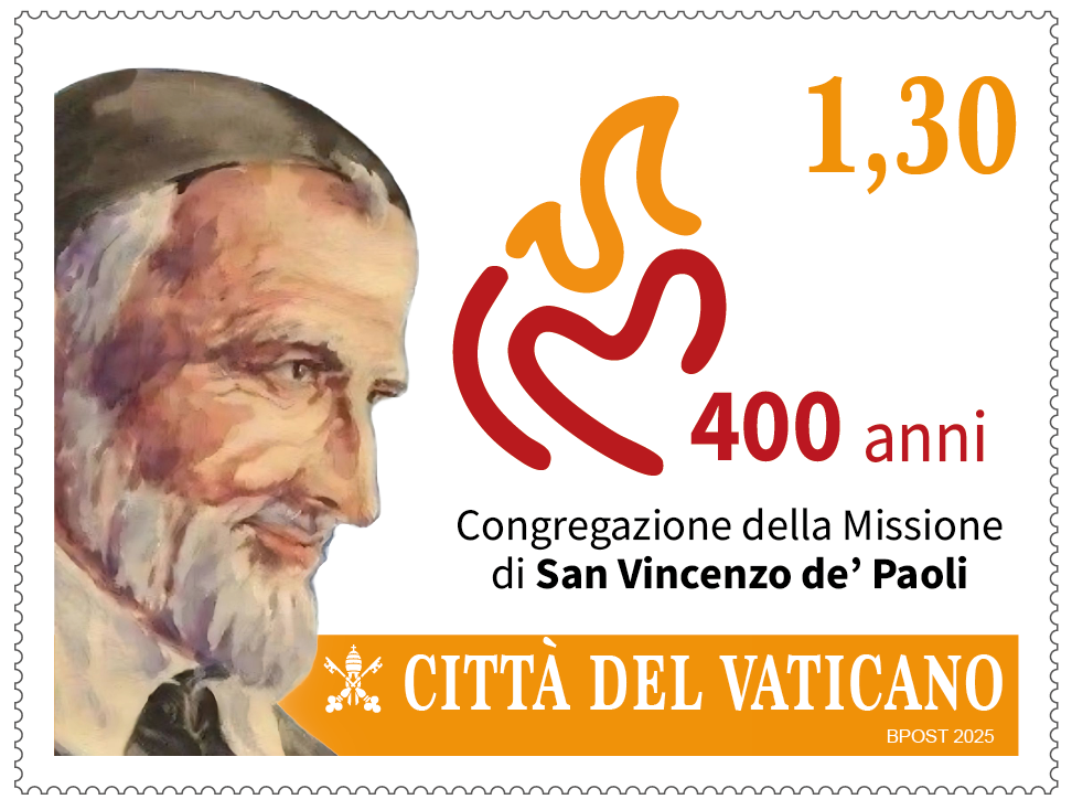 Francobollo IV centenario della fondazione della Congregazione della Missione 