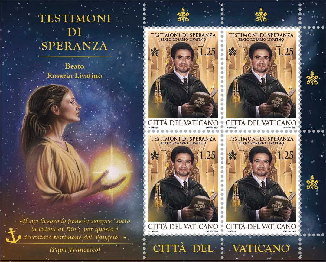 Francobollo Testimoni di Speranza: Beato Rosario Livatino